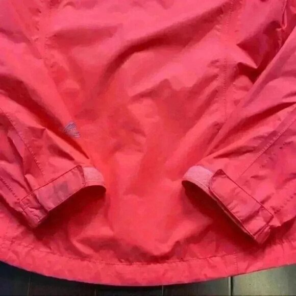 Columbia Jacket Omni Shield Waterproof Nylon Windbreaker Hood Coral Orange XS - Picture 11 of 16